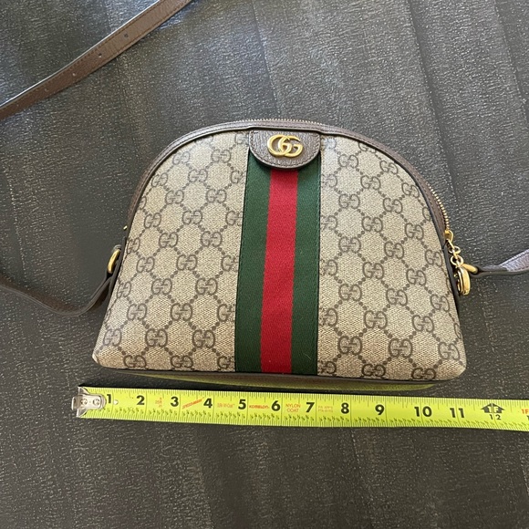 Authentic Gucci shoulder bag/matching wallet - Picture 7 of 12